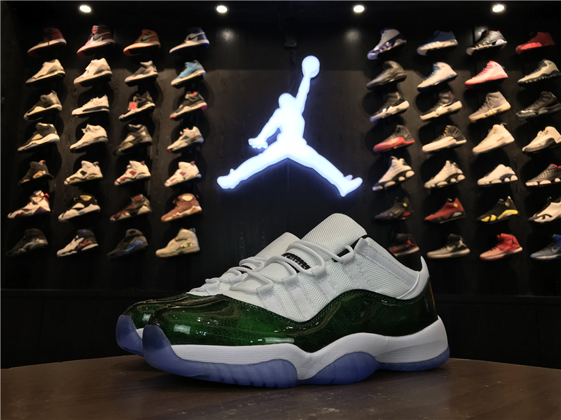 2017 Men Jordan 11 Retro Jade Green Shoes